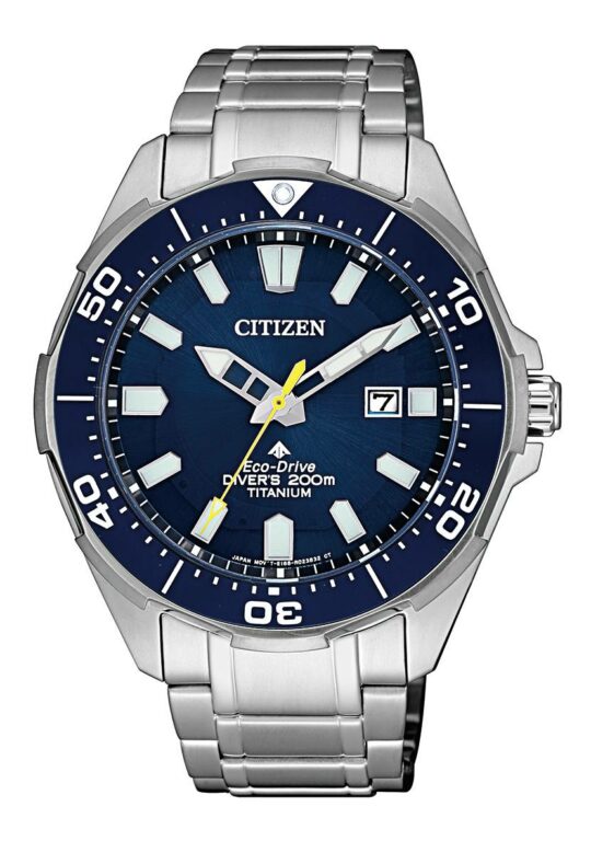 CITIZEN ECO-DRIVE DIVER'S TITAN BN0201-88L BLUE DIAL