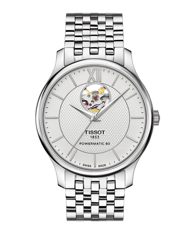 TISSOT TRADITION POWERMATIC 80 OPEN HEART