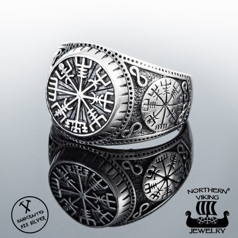 Northern Viking "Vegvisir" sormus