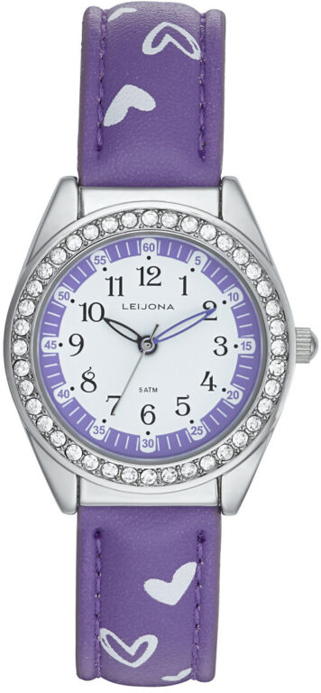 Leijona 5323-960 lila lasten kello